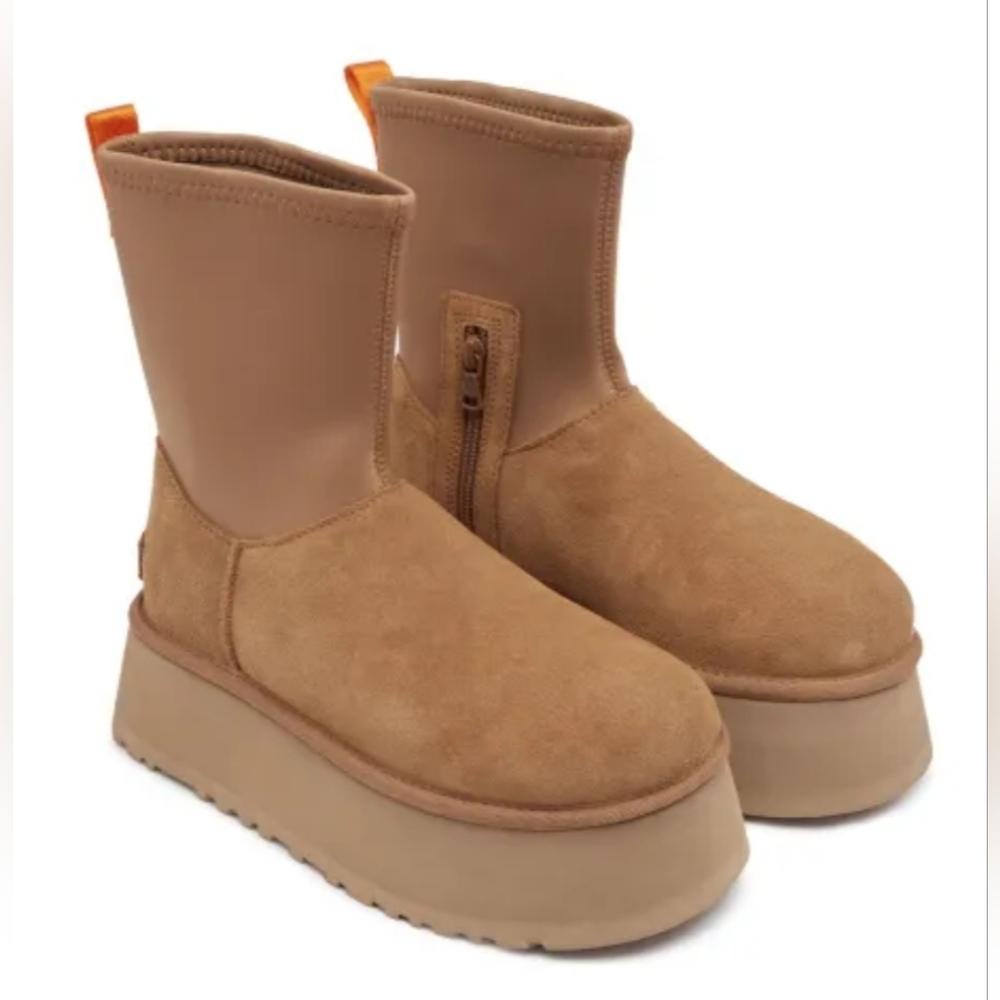 UGG Women's Classic Dipper Suede Neoprene Platform Boots Size 9 NWOT MSRP $170 - Picture 2 of 11